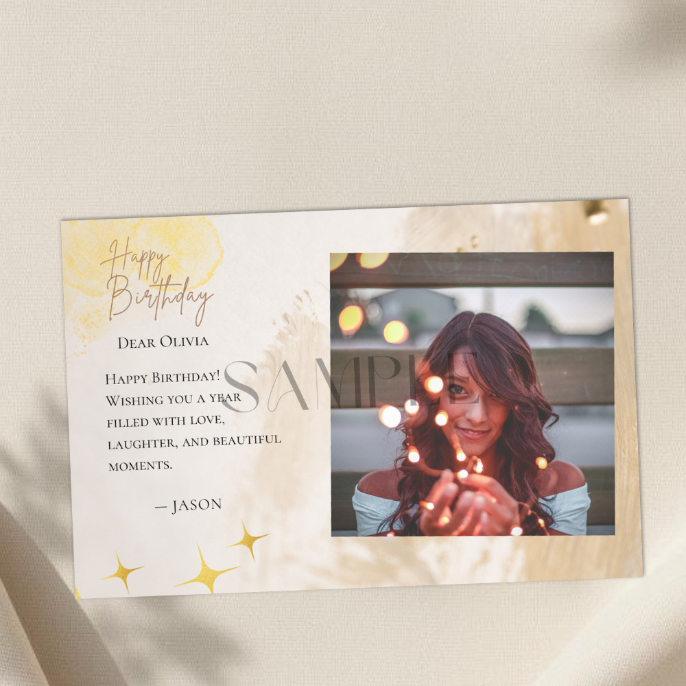 Yellow Pattern Socks Gift Set – Simple Birthday Gift