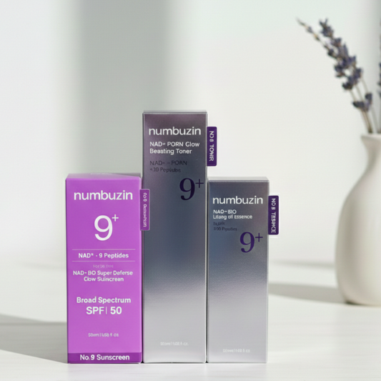 numbuzin No.9 NAD peptide skincare gift set